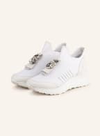 NO CLAIM Sneaker KARYM mit Schmucksteinen, Farbe: WEISS (Bild 1)