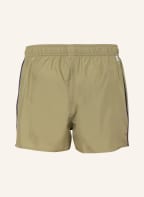 adidas Badeshorts CLASSIC 3-STRIPES, Farbe: OLIV/ DUNKELBLAU (Bild 1)