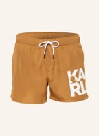 KARL LAGERFELD Badeshorts , Farbe: HELLBRAUN (Bild 1)