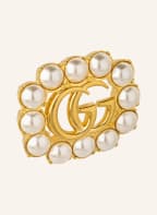 GUCCI Brosche GG MARMONT, Farbe: WEISS/ GOLD (Bild 1)