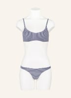 Hot Stuff Basic-Bikini-Hose STRIPES, Farbe: WEISS/ DUNKELBLAU (Bild 1)
