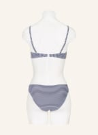 Hot Stuff Basic-Bikini-Hose STRIPES, Farbe: WEISS/ DUNKELBLAU (Bild 1)