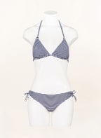 Hot Stuff Basic-Bikini-Hose STRIPES, Farbe: DUNKELBLAU/ WEISS (Bild 1)