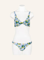 Hot Stuff Bralette-Bikini , Farbe: WEISS/ HELLBLAU/ GELB (Bild 1)