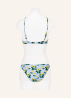 Hot Stuff Bralette-Bikini , Farbe: WEISS/ HELLBLAU/ GELB (Bild 1)