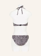 Hot Stuff Bandeau-Bikini-Top LEO , Farbe: CREME/ BEIGE/ SCHWARZ (Bild 1)