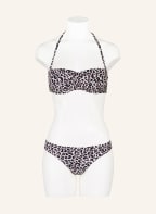 Hot Stuff Basic-Bikini-Hose LEO, Farbe: BEIGE/ DUNKELBRAUN (Bild 1)