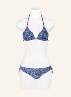 Hot Stuff Triangel-Bikini BLUE LEO, Farbe: WEISS/ BLAU/ SCHWARZ (Bild 1)