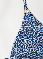 Hot Stuff Triangel-Bikini BLUE LEO, Farbe: WEISS/ BLAU/ SCHWARZ (Bild 1)