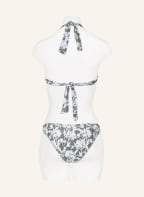 Hot Stuff Halter neck bikini SILHOUETTE , Color: OLIVE/ WHITE (Image 1)