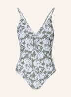 Hot Stuff Badeanzug SILHOUETTE, Farbe: OLIV/ WEISS (Bild 1)