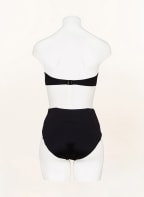 Hot Stuff High-Waist-Bikini-Hose SOLIDS, Farbe: SCHWARZ (Bild 1)