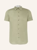 DESOTO Kurzarm-Hemd Slim Fit aus Jersey, Farbe: OLIV (Bild 1)