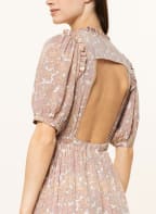 ICHI Kleid IRNOUVEL mit Cut-out, Farbe: WEISS/ ROSÉ/ GELB (Bild 1)