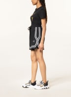 Nike Basketballshorts FLY CROSSOVER aus Mesh, Farbe: SCHWARZ/ WEISS (Bild 1)