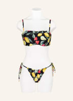SEAFOLLY Bustier-Bikini-Top LEMONCELLO, Farbe: SCHWARZ/ GELB/ ROT (Bild 1)