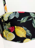 SEAFOLLY Bustier-Bikini-Top LEMONCELLO, Farbe: SCHWARZ/ GELB/ ROT (Bild 1)