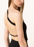 JACQUEMUS Stricktop LA MAILLE ASCU mit Leinen, Farbe: SCHWARZ (Bild 1)