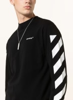 Off-White Tričko s dlouhým rukávem, Barva: ČERNÁ/ BÍLÁ (Obrázek 1)