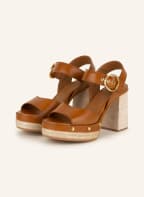 SEE BY CHLOÉ Platform sandals VIVIANE, Color: BROWN (Image 1)
