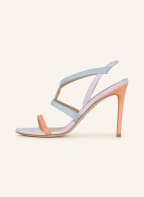 STUART WEITZMAN Ankle–strap sandals SOIREE, Color: LIGHT BLUE/ LIGHT PURPLE/ SALMON (Image 1)