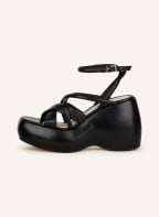 ELVIO ZANON Wedges, Farbe: SCHWARZ (Bild 1)