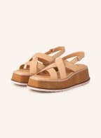 ELVIO ZANON Wedges, Farbe: HELLORANGE (Bild 1)