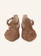 DONNA CAROLINA Slingballerinas, Farbe: HELLBRAUN (Bild 1)