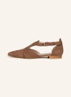 DONNA CAROLINA Slingballerinas, Farbe: HELLBRAUN (Bild 1)