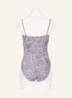 TORY BURCH Bügel-Badeanzug GARDEN MEDALLION, Farbe: LILA/ GRÜN/ GELB (Bild 1)