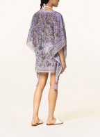 TORY BURCH Kaftan GARDEN MEDALLION with silk , Color: PURPLE/ GREEN/ ROSE (Image 1)