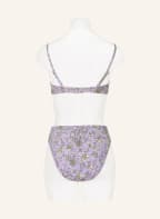 TORY BURCH Underwired bikini top GARDEN MEDALLION, Color: PURPLE/ GREEN/ NUDE (Image 1)
