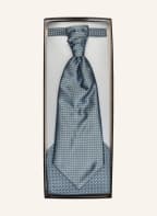 WILVORST Set: Plastron und Einstecktuch, Farbe: BLAU/ GRÜN (Bild 1)