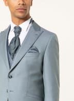 WILVORST Set: Plastron und Einstecktuch, Farbe: BLAU/ GRÜN (Bild 1)
