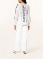Pepe Jeans Tunika PIPER mit Stickereien, Farbe: ECRU/ DUNKELBLAU (Bild 1)