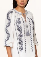 Pepe Jeans Tunika PIPER mit Stickereien, Farbe: ECRU/ DUNKELBLAU (Bild 1)
