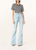 BALMAIN T-Shirt aus Leinen, Farbe: SCHWARZ/ WEISS (Bild 1)