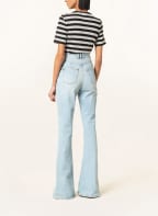 BALMAIN T-Shirt aus Leinen, Farbe: SCHWARZ/ WEISS (Bild 1)