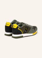 Blauer Sneaker QUEENS, Farbe: KHAKI/ DUNKELBLAU (Bild 1)