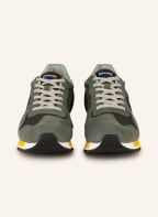 Blauer Sneaker QUEENS, Farbe: KHAKI/ DUNKELBLAU (Bild 1)