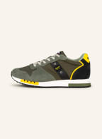 Blauer Sneaker QUEENS, Farbe: KHAKI/ DUNKELBLAU (Bild 1)
