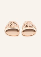 LAUREN RALPH LAUREN Slides, Color: ROSE/ CREAM (Image 1)