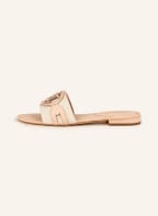 LAUREN RALPH LAUREN Slides, Color: ROSE/ CREAM (Image 1)