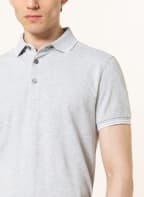 PROFUOMO Piqué polo shirt, Color: LIGHT GRAY (Image 1)