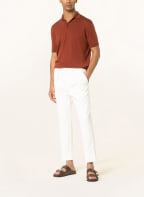 ETERNA 1863 Strick-Poloshirt Casual Fit aus Leinen, Farbe: DUNKELROT (Bild 1)