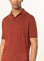 ETERNA 1863 Strick-Poloshirt Casual Fit aus Leinen, Farbe: DUNKELROT (Bild 1)