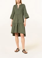 darling harbour Kleid mit 3/4-Arm, Farbe: OLIV (Bild 1)
