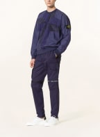 STONE ISLAND Sweatshirt im Materialmix , Farbe: BLAU (Bild 1)
