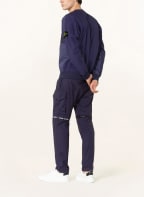 STONE ISLAND Sweatshirt im Materialmix , Farbe: BLAU (Bild 1)