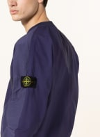 STONE ISLAND Sweatshirt im Materialmix , Farbe: BLAU (Bild 1)